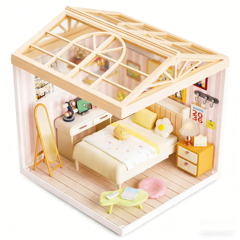 Конструктор-румбокс Спальня Mini House 8004-MH серії 