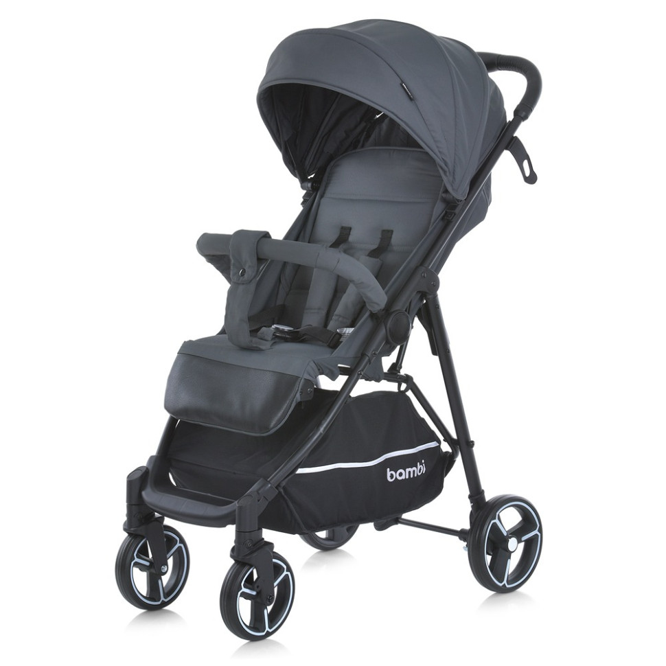Коляска детская прогулочная Bambi M 4249-2 Gray Matt