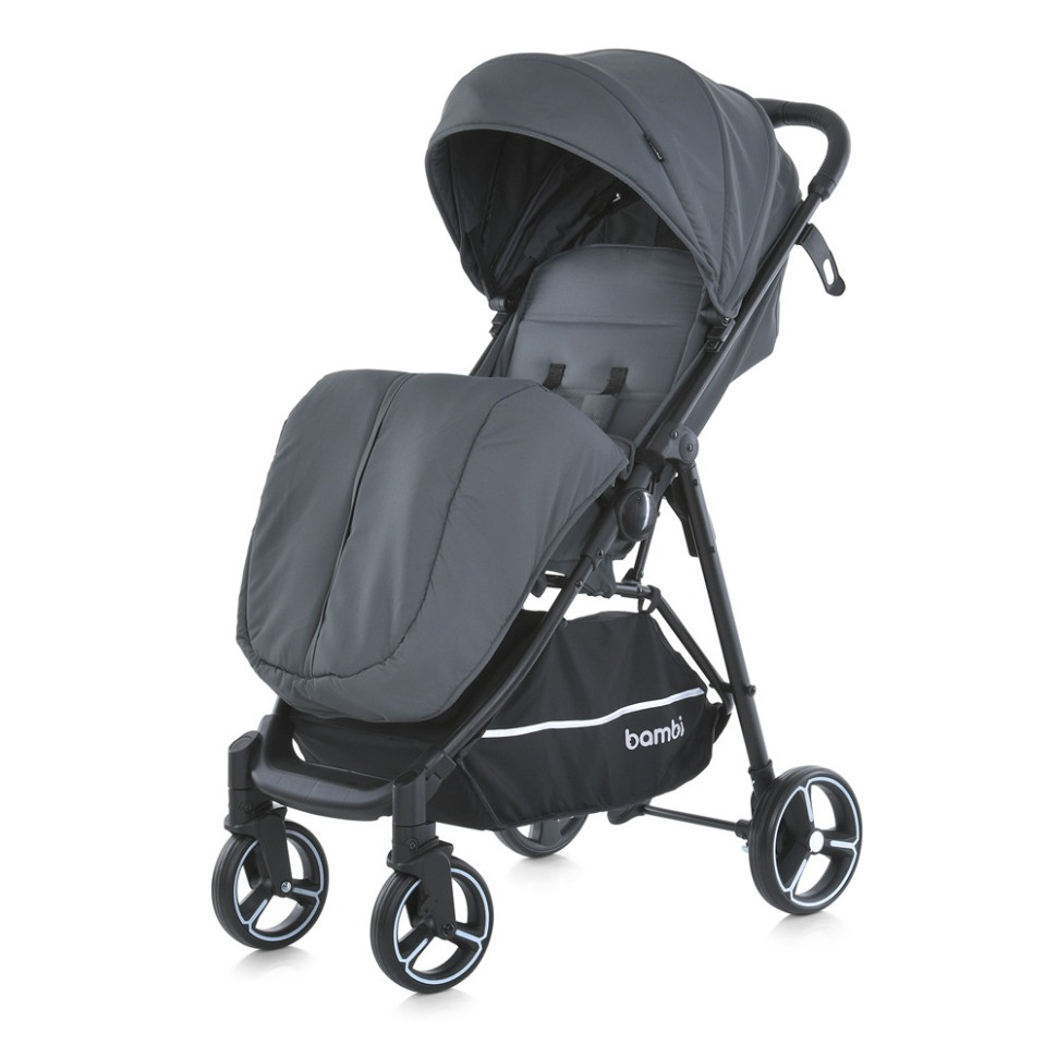 Коляска детская прогулочная Bambi M 4249-2 Gray Matt