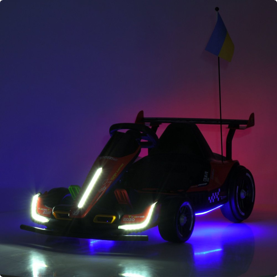 Детский электромобиль Электрокарт Bambi Kart M 6322EBLR-3 до 50 кг