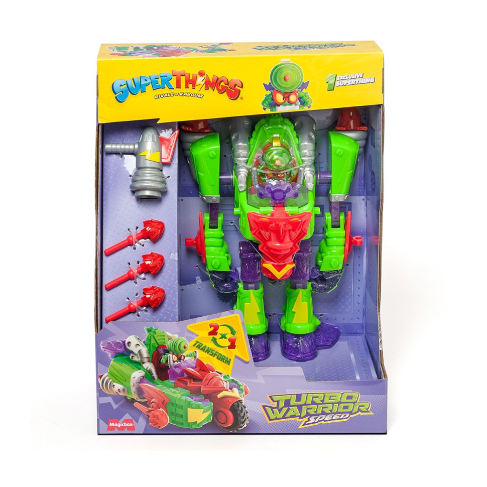 Игровой набор СУПЕРБОТ ТРАНСФОРМЕР СКОРОСТЬ SUPERTHINGS PSTSP116IN100