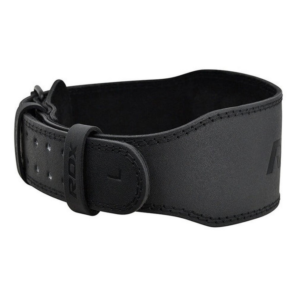 Пояс для важкої атлетики 4 RDX Inc Limited WBS-4FB-M, шкіряний, Black, M