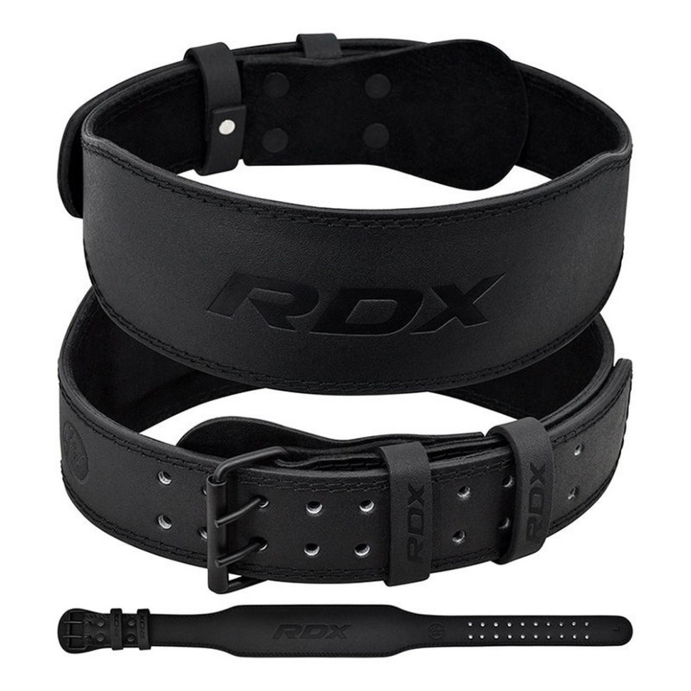 Пояс для важкої атлетики 4 RDX Inc Limited WBS-4FB-M, шкіряний, Black, M