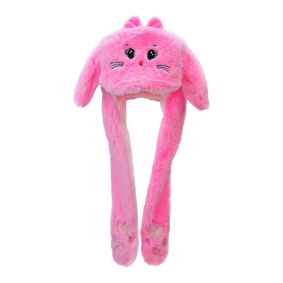 Дитяча шапка з довгими вушками Bambi K40802 вушки, що рухаються
