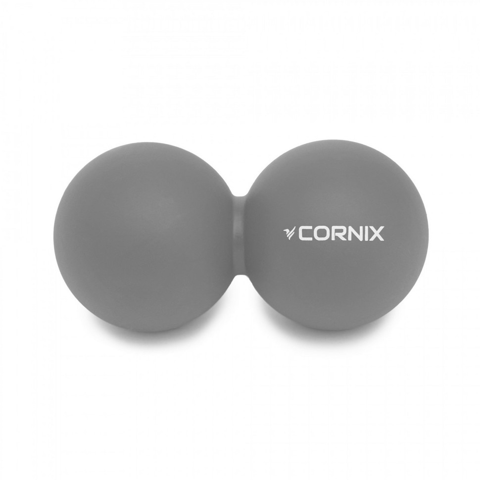 Массажный мяч Lacrosse DuoBall Cornix XR-0115, 6.3 x 12.6 см, Grey