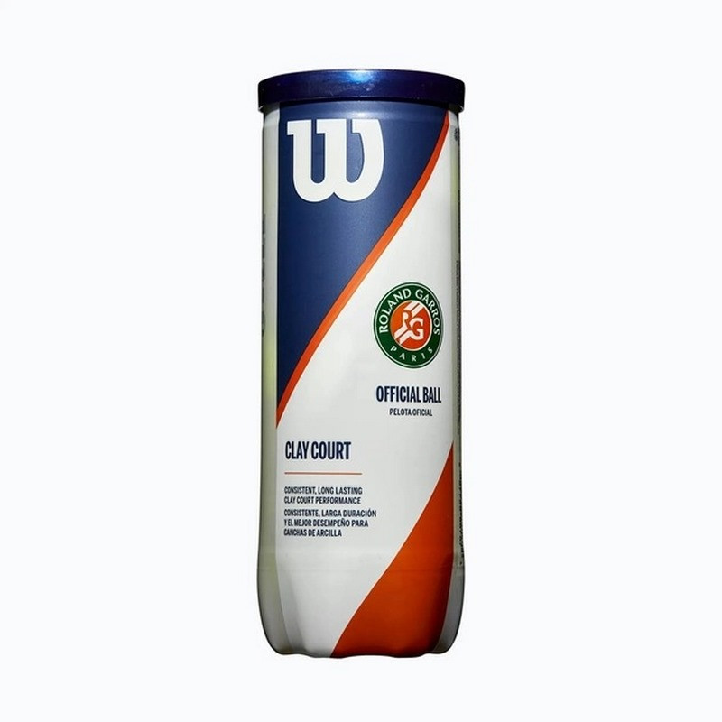М'ячі для великого тенісу ROLAND GARROS CLAY CT 3 BALL Wilson WRT125000, 3 шт