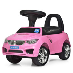 Дитяча каталка-толокар Bambi M 3147B-8 з музикою та світлом рожева