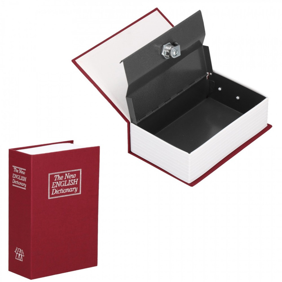 Книга-сейф для зберігання грошей і цінностей Springos HA5044, 18 x 11.5 x 5.5 см