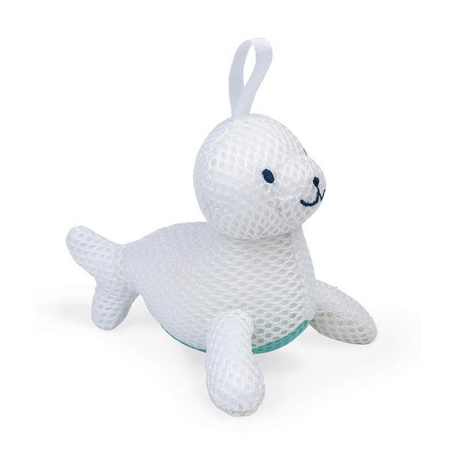 Игрушка для купания Janod Мочалка Тюлень J04728-1