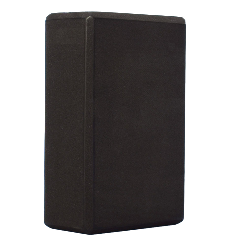 Блок для йоги Bambi MS 0858-7  22,5 x 15 x 8 см, черный