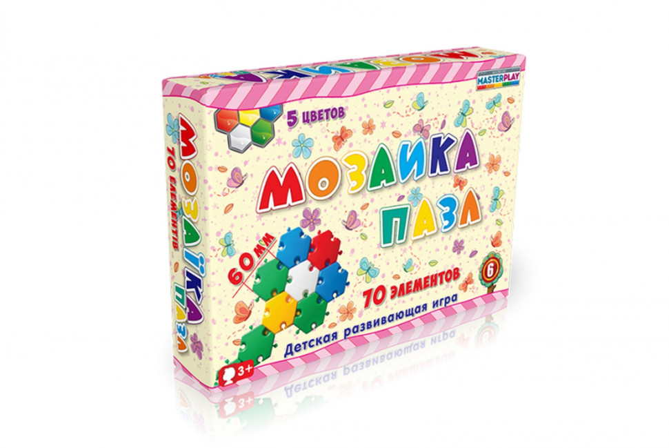 Мозаика-пазл ?60мм №6 (70дет.) 1-147                                                                