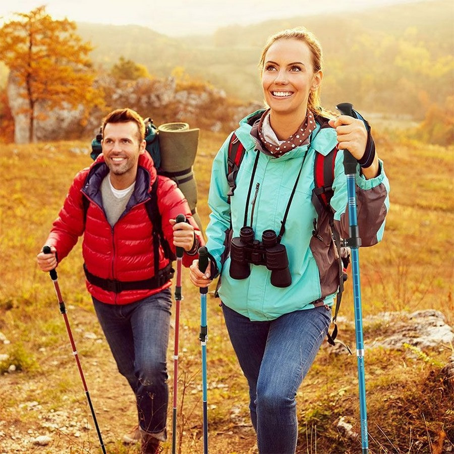 Треккинговые палки NH17D009-Z Naturehike 6927595766941, 115-135 см, голубые 