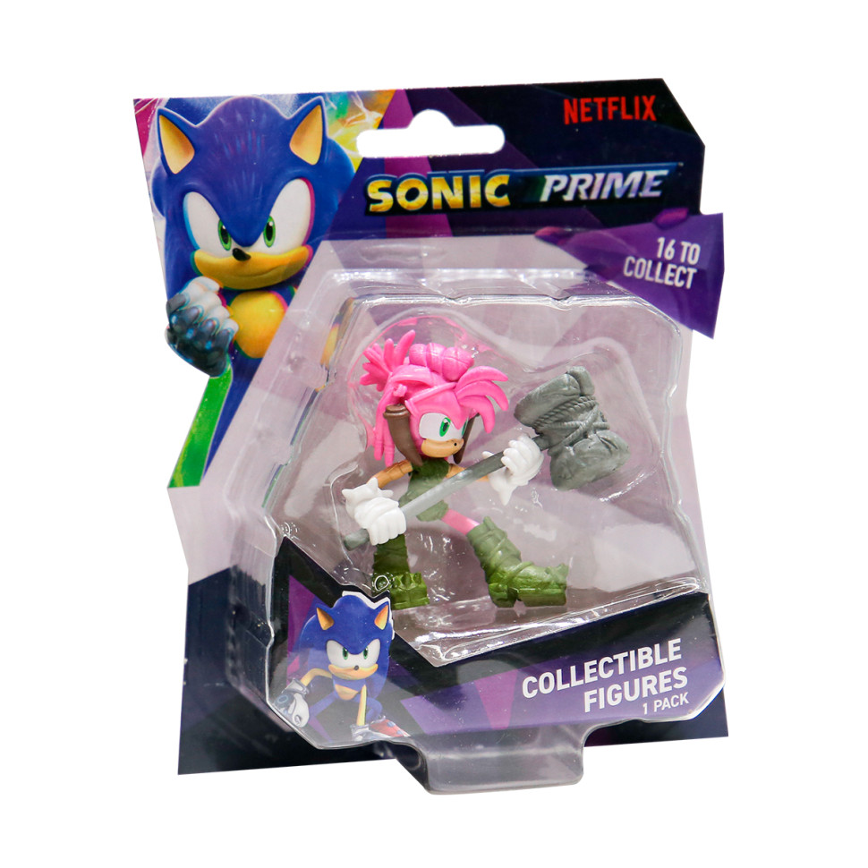 Игровая фигурка Эми с оружием Sonic Prime SON2010D, 6,5 см