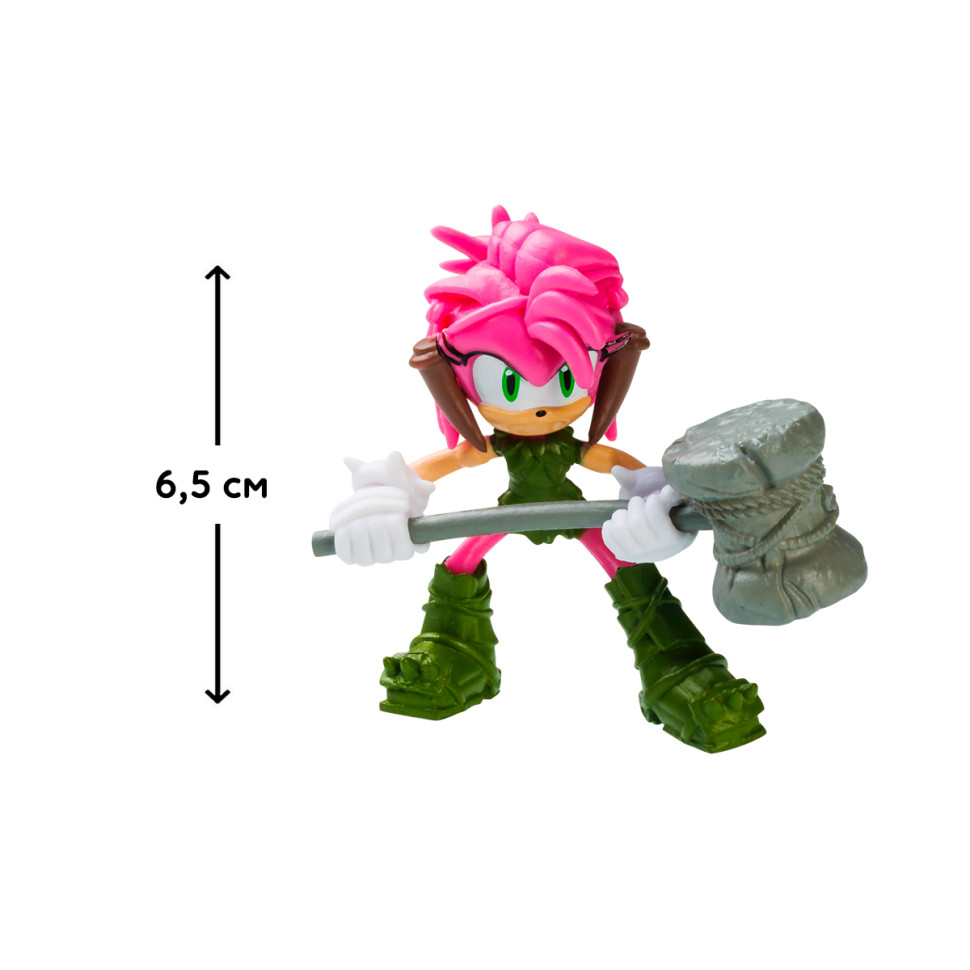 Игровая фигурка Эми с оружием Sonic Prime SON2010D, 6,5 см