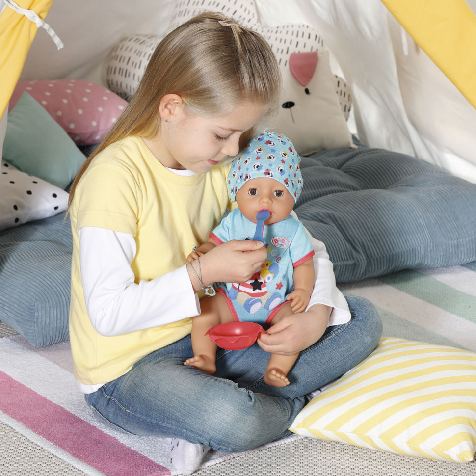 Лялька-пупс Чарівний хлопчик Baby Born 834992, 43 см, з аксесуарами