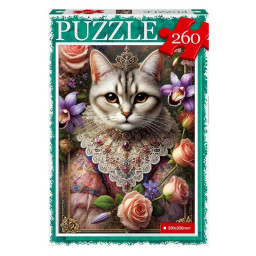 Пазл классический "Котик" Danko Toys С260-14-12, 260 элементов