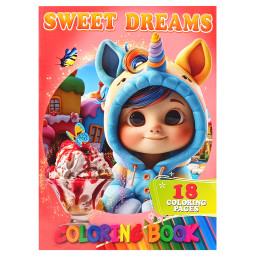 Розмальовка для дітей Sweet Dreams Jumbi А05122403 формат А4