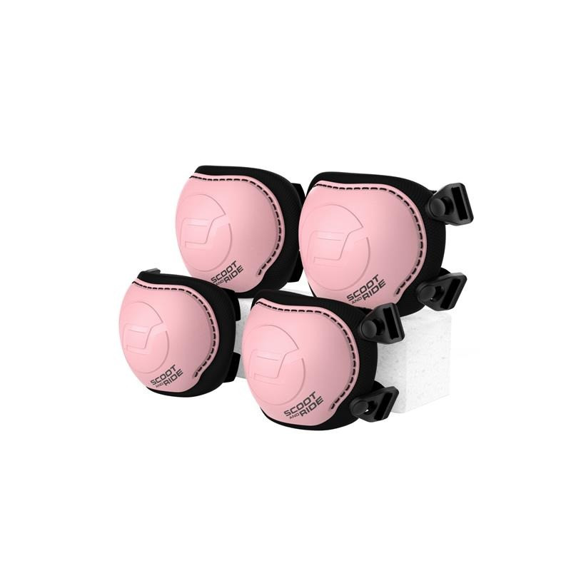 Комплект защитный детский Scoot and Ride SR-230925-ROSE, размер XXS, до 25 кг
