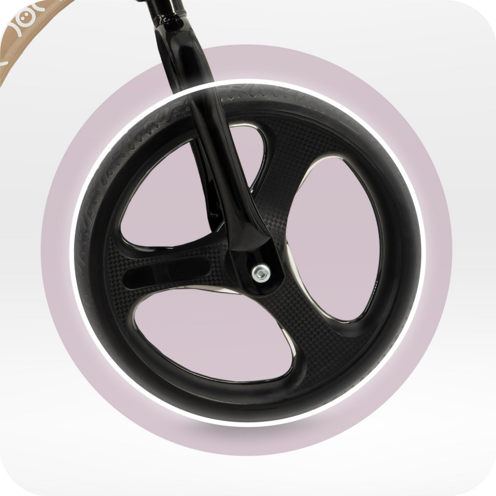 Дитячий біговел-велосипед ISOKA MoMi ROBI00076 з LED підсвіткою, beige