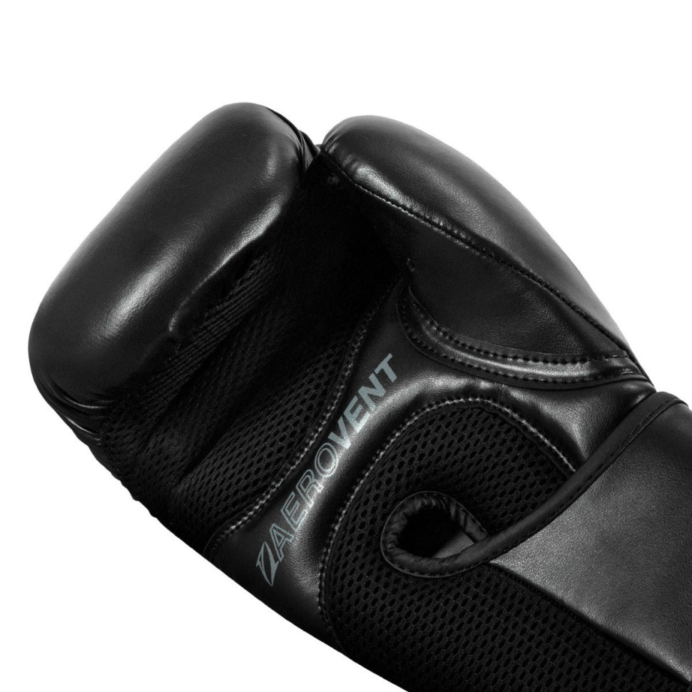 Боксерські рукавиці Boxing Vegan Gloves TITLE VGFBG 12 oz BK/BK 12 унцій (капа в комплекті)