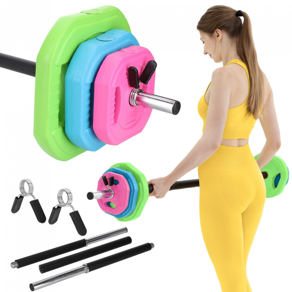 Штанга для фитнеса Fitness Pump 4FIZJO P-5907739315663, 20 кг 