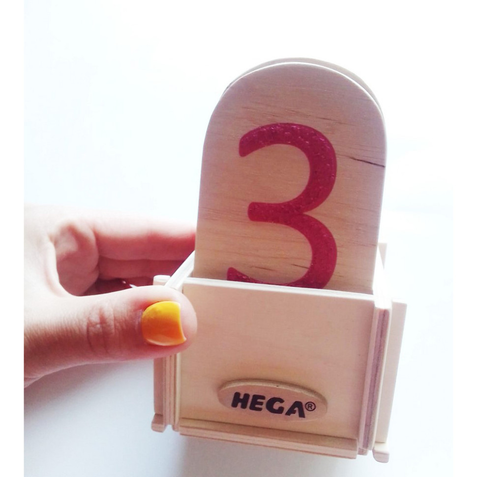 Сенсорный набор Цифры и Точки по методике Монтессори №1 HEGA 66HG