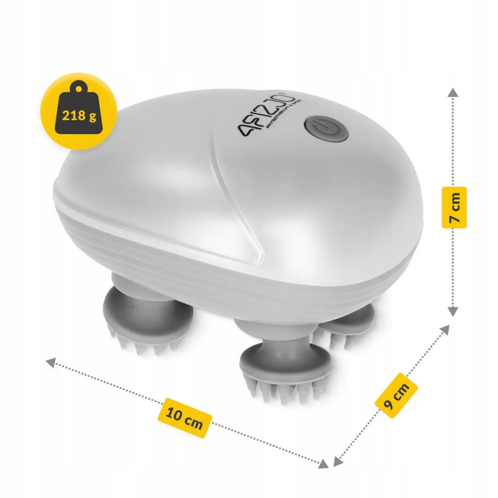 Электрический массажер для головы Smart Head Massager 4FIZJO 4FJ0619 White