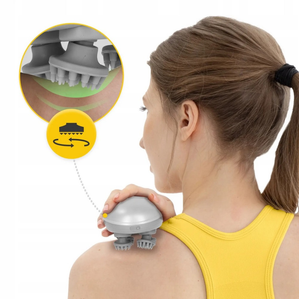 Электрический массажер для головы Smart Head Massager 4FIZJO 4FJ0619 White