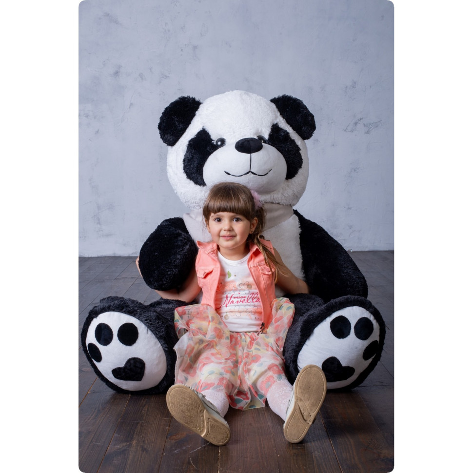 Мягкая игрушка мишка Панда Yarokuz YK0021, 165 см