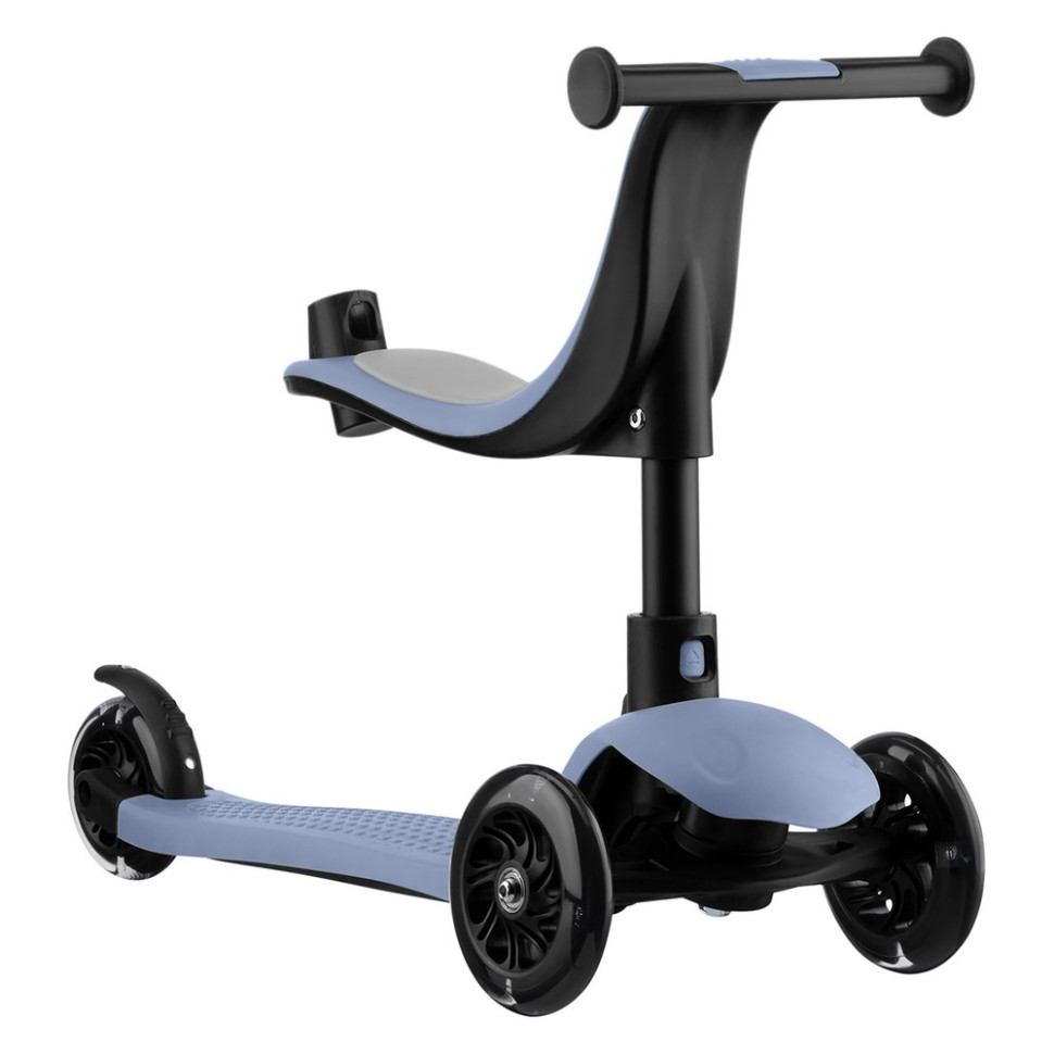 Самокат триколісний дитячий Alamo Miqilong ALAMO-125-BLUE синій