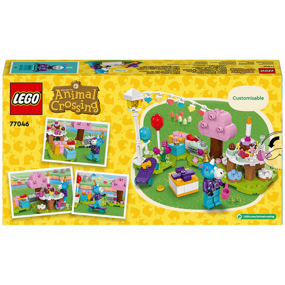 Конструктор Lego Animal Crossing Вечеринка по случаю дня рождения Julian 77046, 170 деталей