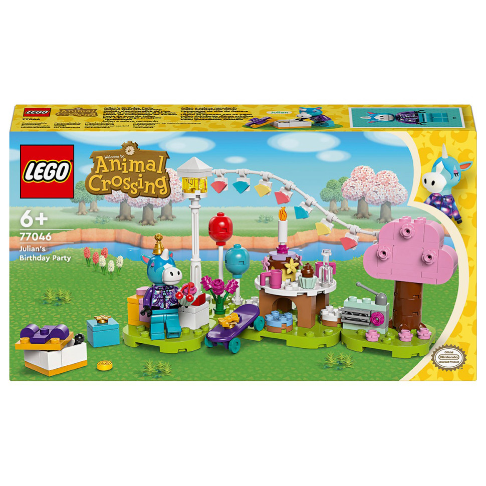 Конструктор Lego Animal Crossing Вечеринка по случаю дня рождения Julian 77046, 170 деталей