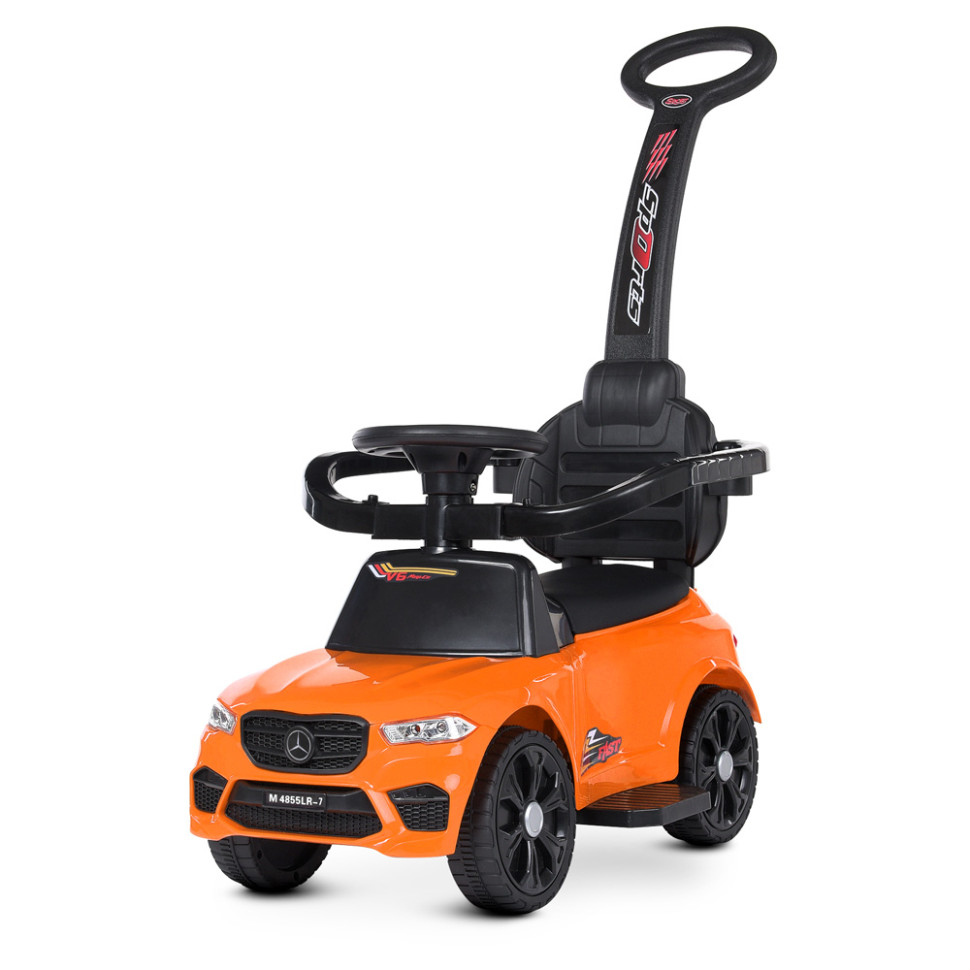 Дитячий електромобіль Bambi M 4855LR-7 помаранчевий 2 в 1