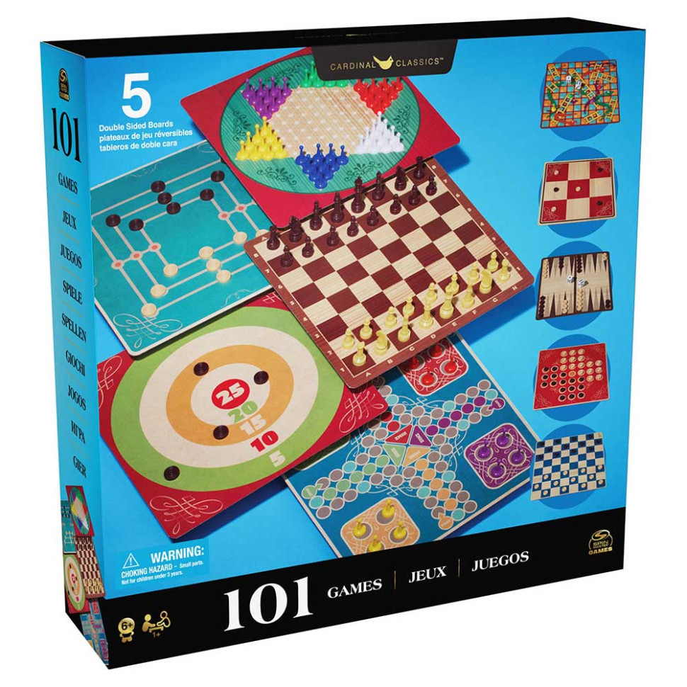 Настольный набор «101 игра» Spin Master SM98377/6065340 для всей семьи