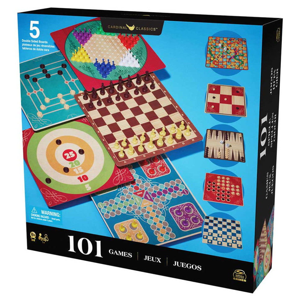 Настольный набор «101 игра» Spin Master SM98377/6065340 для всей семьи