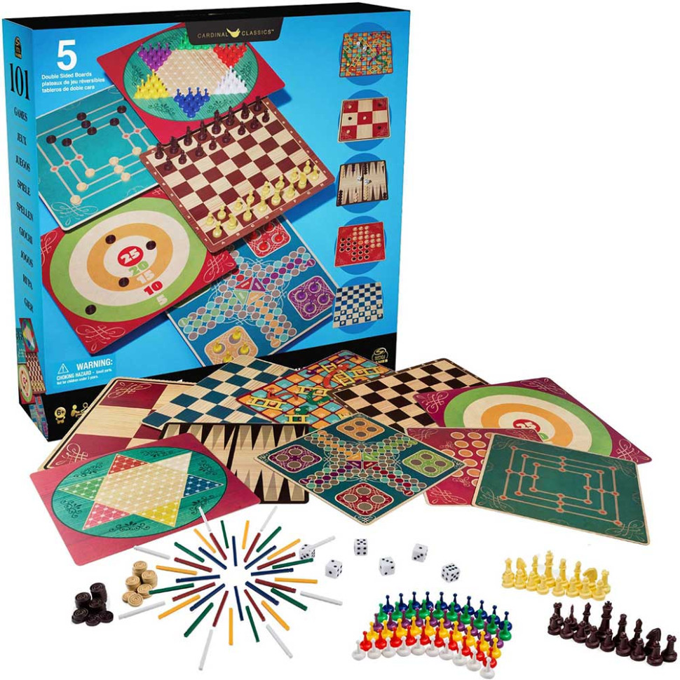 Настольный набор «101 игра» Spin Master SM98377/6065340 для всей семьи