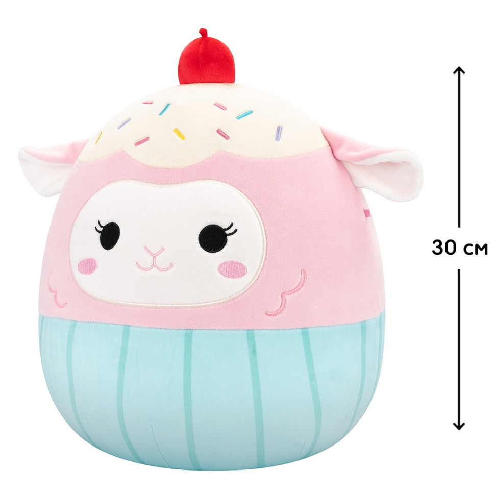 Дитяча м'яка іграшка Ягня Лала в костюмі Squishmallows SQER01265, 30 см