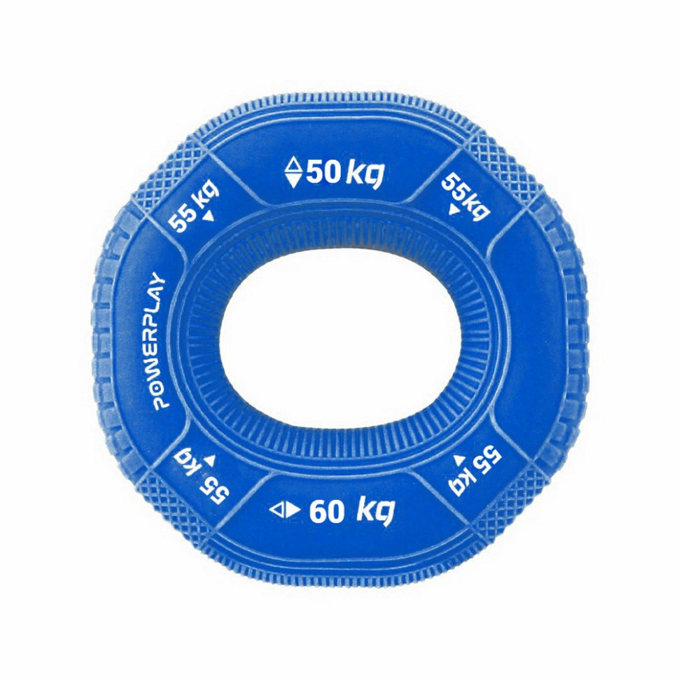 Еспандер кистьовий силіконовий PP-4331 Hand Grip Hard PowerPlay PP_4331_Navy_(50-55-60) 50-60 кг
