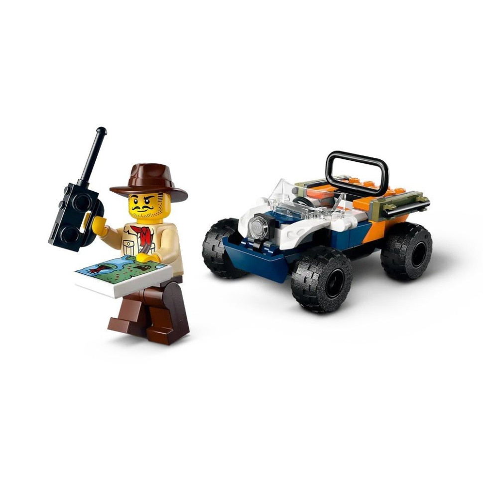 Конструктор «Квадроцикл для исследования джунглей» LEGO 60424, 92 детали