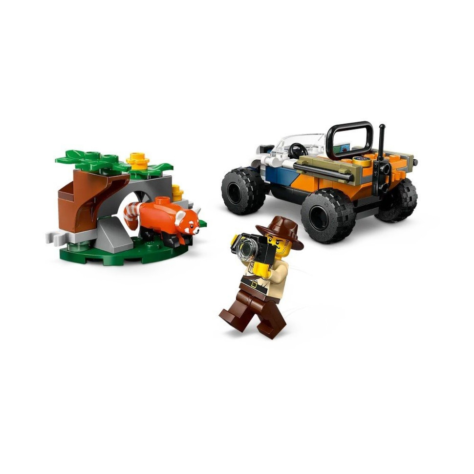 Конструктор «Квадроцикл для исследования джунглей» LEGO 60424, 92 детали
