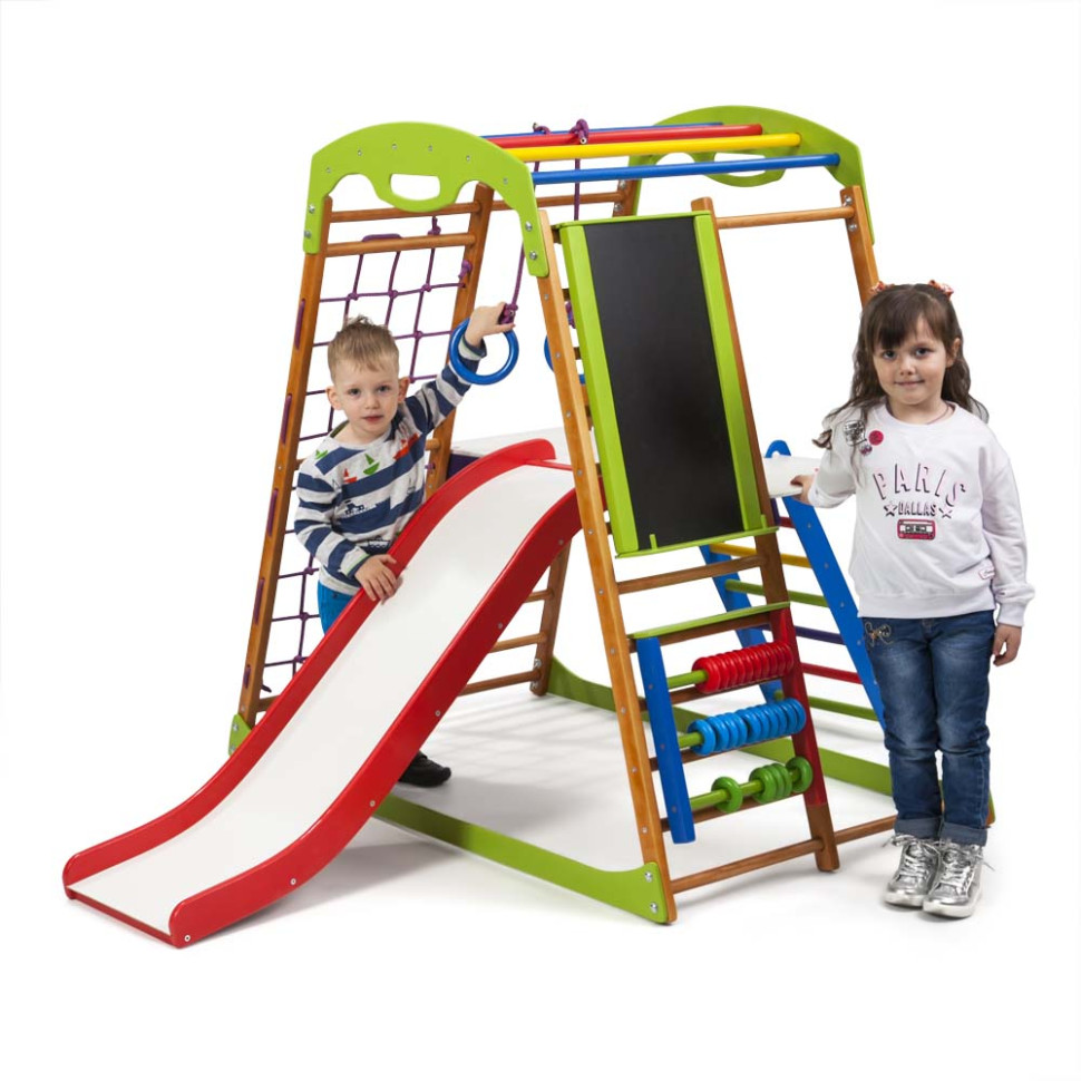 Дитячий спортивний комплекс SportBaby BabyWood Plus 3 для дому
