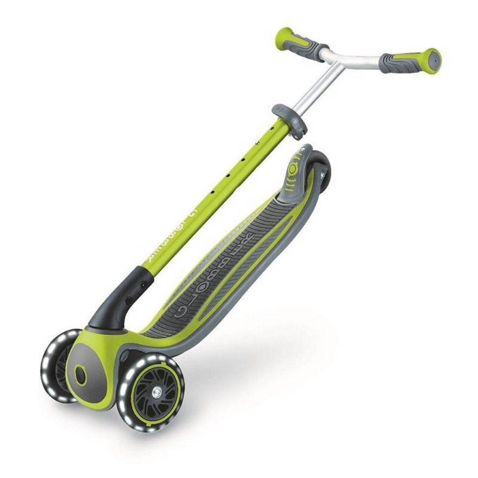 Самокат детский MASTER LIGHTS GLOBBER 662-116-2 зеленый, колеса с подсветкой