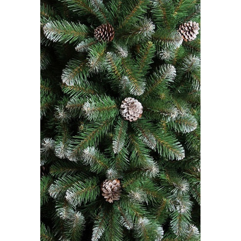 Ель Empress Triumph Tree 8712799298224, 90 см, зеленая, с эффектом покрытия инеем и шишками