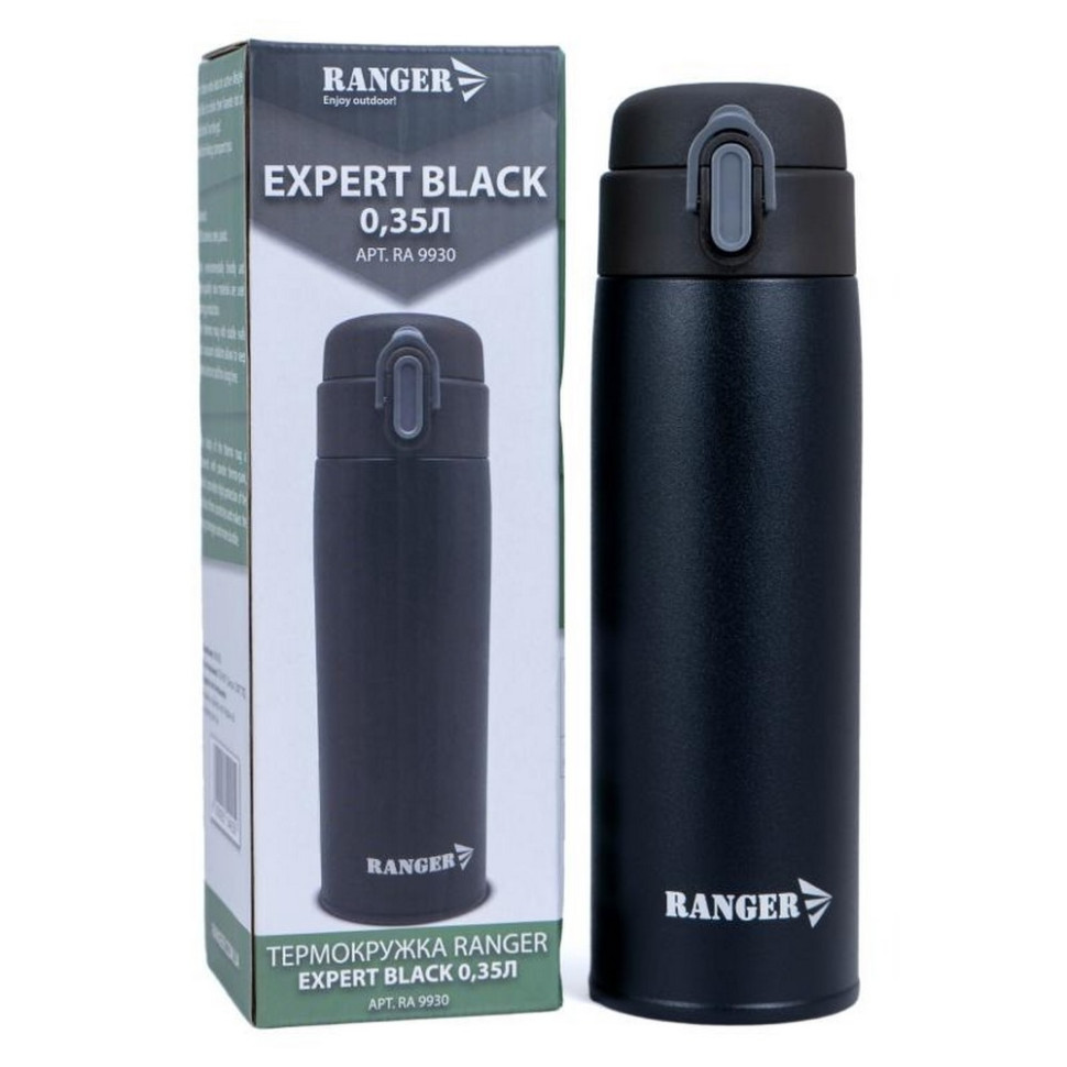 Термокружка Ranger Expert 0,35 л черная RA 9930