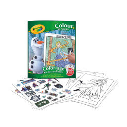 Дитяча розмальовка "Frozen" Crayola 04-5864, 32 сторінки та 4 сторінки наклейок