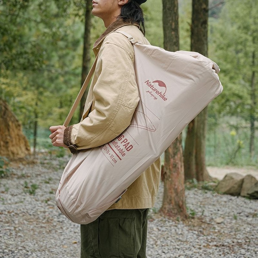 Самонадувающийся матрас одинарный NH20FCD08 Naturehike 6927595720004 бежевый