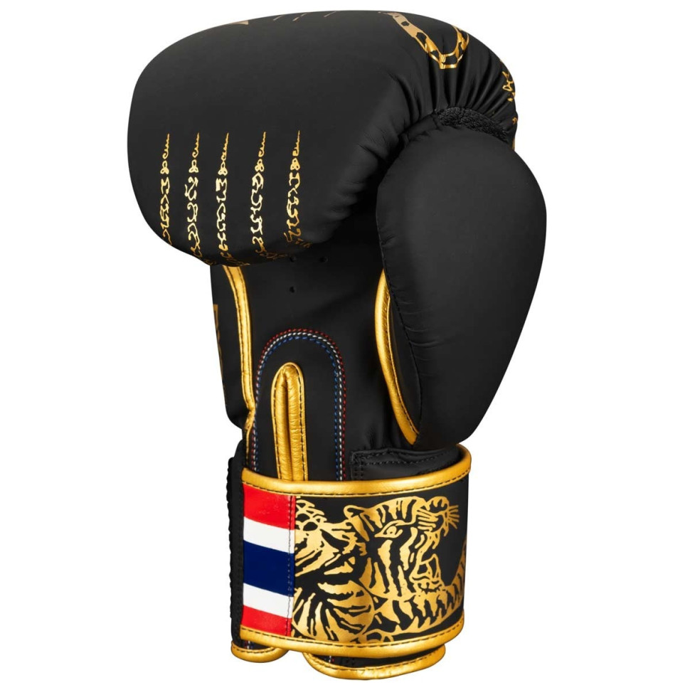 Боксерські рукавиці Muay Thai Phantom PHBG2938-16 Black Gold 16 унцій (Бинти в подарунок)