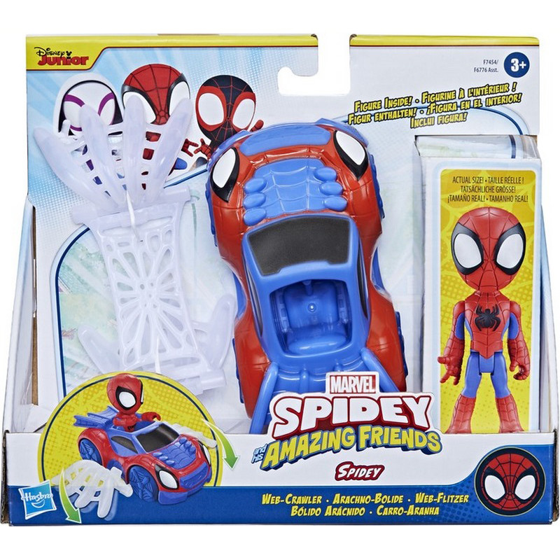 Игровой набор Spidey And His Amazing Friends Spidey Web Crawler Hasbro F7454