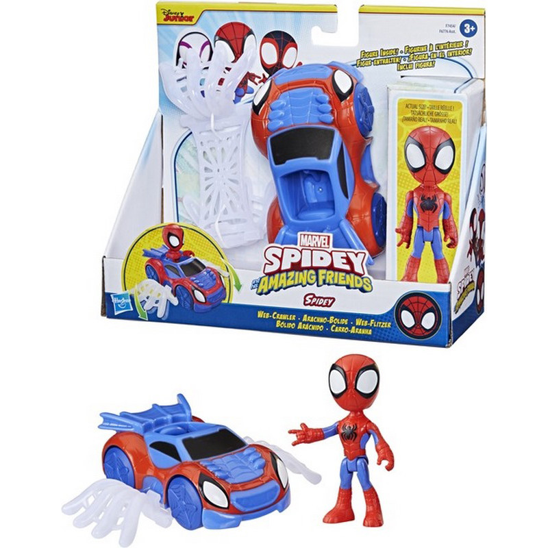 Игровой набор Spidey And His Amazing Friends Spidey Web Crawler Hasbro F7454