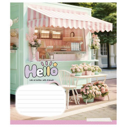 Тетрадь ученическая "So Cute" Школярик 024-3359K-5 в клетку, 24 листов